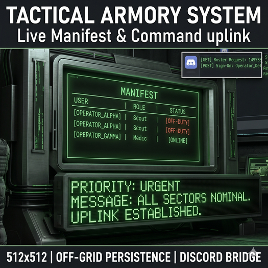Second Life Marketplace - Armory System Terminal
