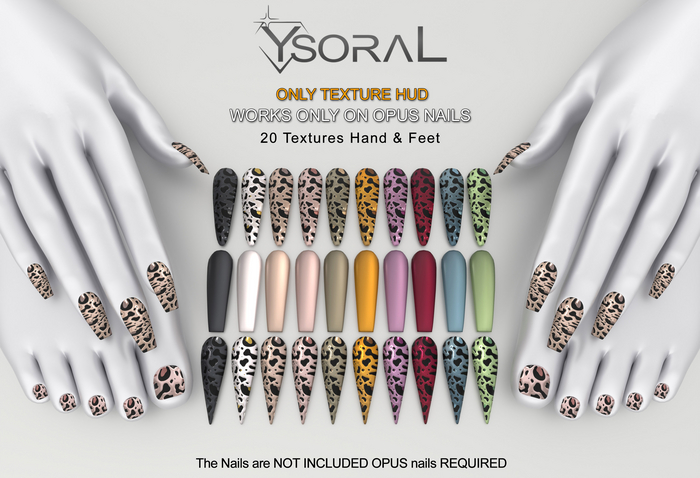 - YsoraL - .: 20 colors Applier OPUS Nails :. (Leopard )