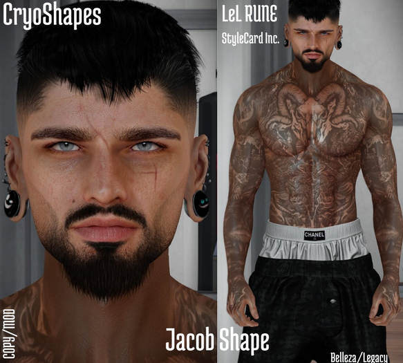 Second Life Marketplace - RUNE Shape Lelutka RUNE Shape 4.0 EVOX ...