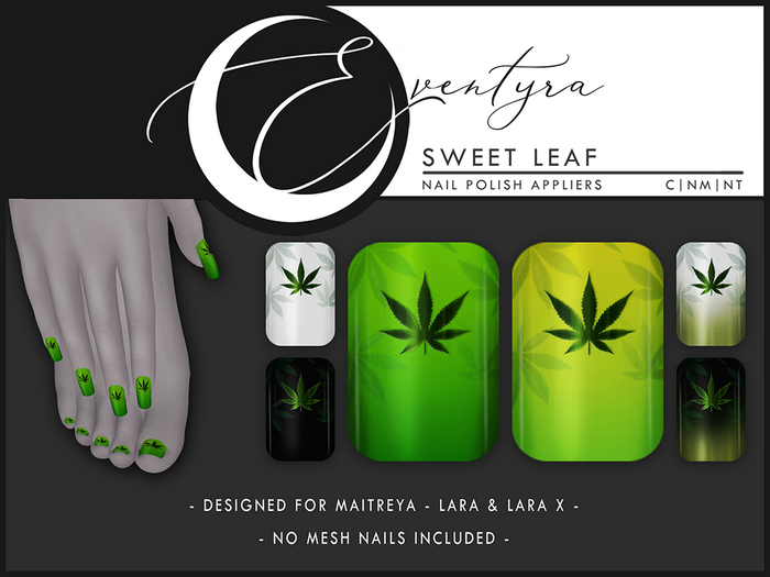 Eventyra - Maitreya Nail HUD - Sweet Leaf