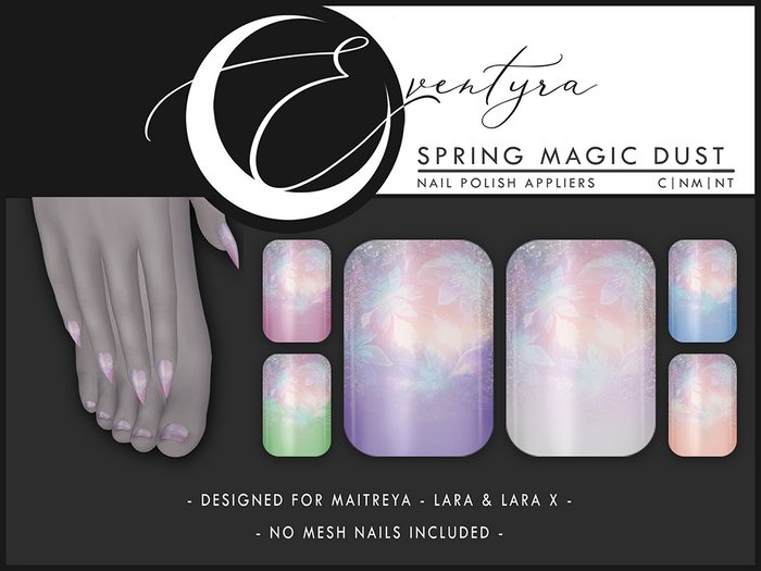 Eventyra - Maitreya Nail HUD - Spring Magic Dust