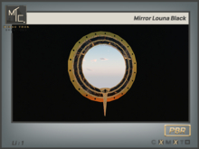 Mirror PBR Louna Black