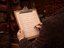 Clipboard & Pen