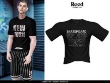 REED - TREY TSHIRT BLACK SKATEBOARD