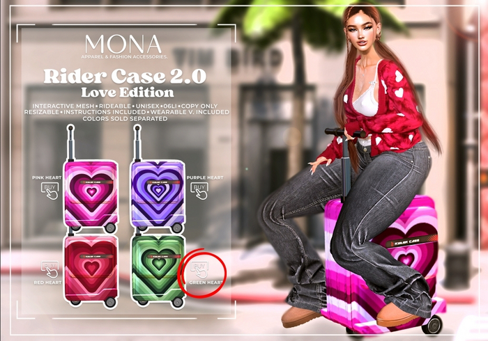 MONA - Rider Case 2.0 - Green Heart