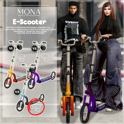 MONA - E-Scooter - V3