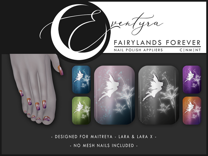 Eventyra - Maitreya Nail HUD - Fairylands Forever
