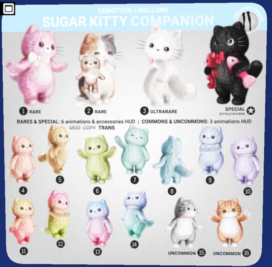 SEmotion Libellune Sugar Kitty Companion COMMON 04