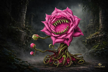 Carnivorous Monster Flower – Fantasy Horror Plant Creature Decor