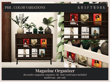 KraftWork Magazine Organizer | Magazine Rack