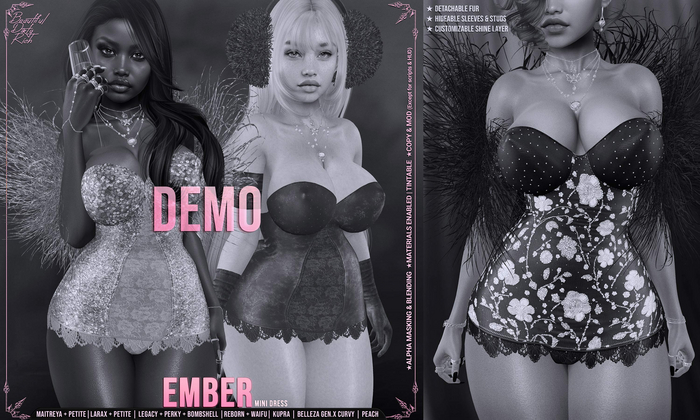 *B.D.R.* Ember -Mini Dress- DEMO