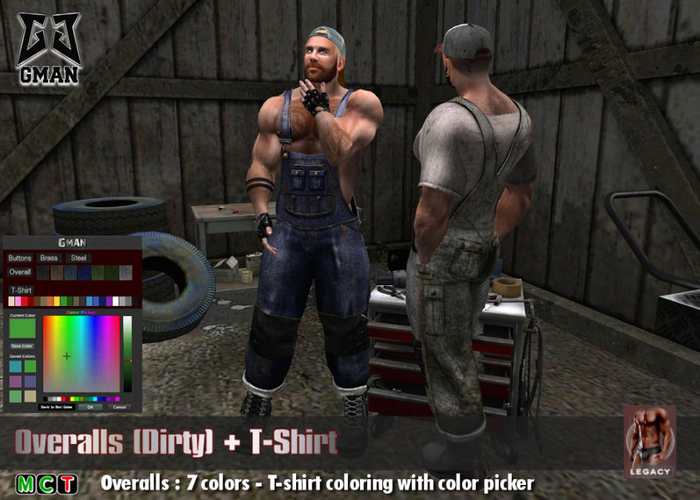[GMan] ES - Overalls (Dirty)_Legacy