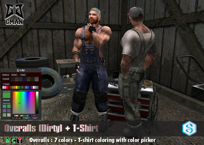 [GMan] ES - Overalls (Dirty)_Signature