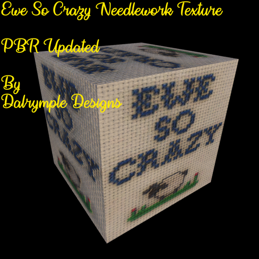 [Dalrymple Designs] Ewe So Crazy PBR Needlework
