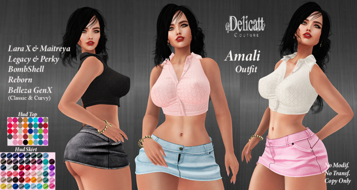 Delicatt Couture -  Amali Outfit - APRIL 12♥2026♥
