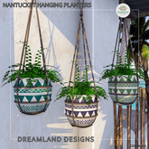 DD Nantucket Hanging Planters