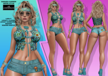 **DAMARIS SUMMER SEA X HIPPIE BOHO STYLE COMPLETE OUTFIT**
