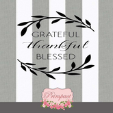 *PRIMPACT* Grateful Wall Decal