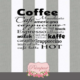 *PRIMPACT* Coffee Wall Decal