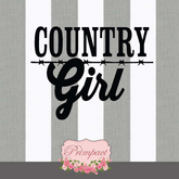 *PRIMPACT* Country Girl Wall Decal