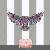 *PRIMPACT* Owl Wall Decal