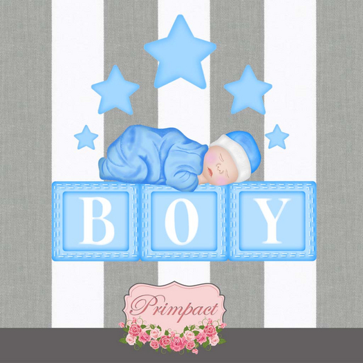 *PRIMPACT* Baby Boy Wall Decal