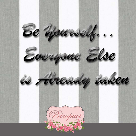 *PRIMPACT* Be Yourself Wall Decal