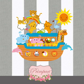 *PRIMPACT* Baby Noah's Arc Wall Decal