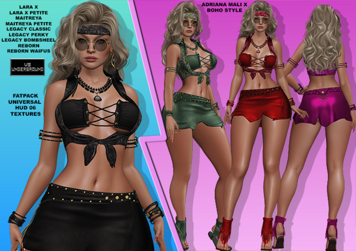 **DEMO**ADRIANA MALI X URBAN BOHO STYLE COMPLETE OUTFIT**