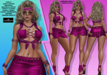 **ADRIANA MALI X PINK URBAN BOHO STYLE COMPLETE OUTFIT**