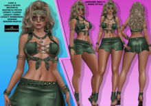 **ADRIANA MALI X GREEN URBAN BOHO STYLE COMPLETE OUTFIT**
