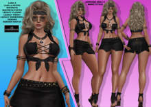 **ADRIANA MALI X BLACK URBAN BOHO STYLE COMPLETE OUTFIT**