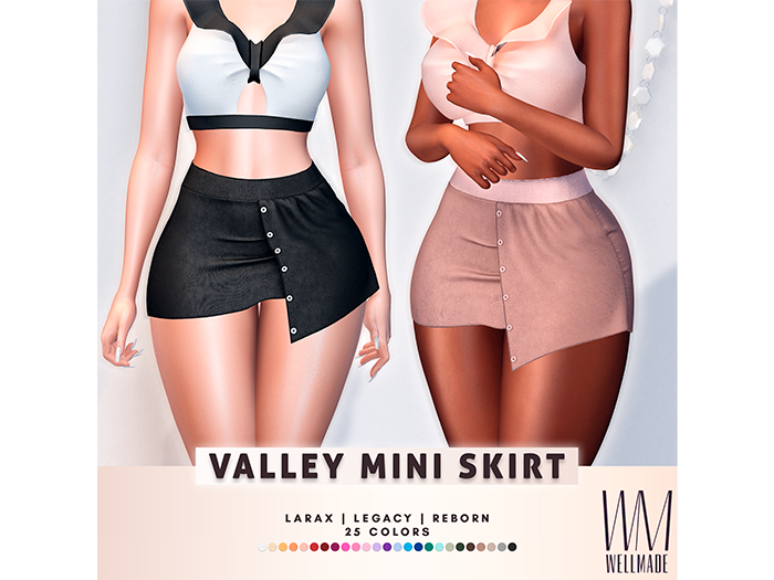 [WellMade] Valley Mini Skirt
