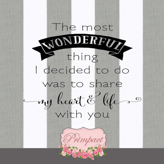 *PRIMPACT* The Most Wonderful Thing Wall Decal