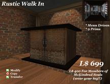 Rustic Custom Closet/boxed