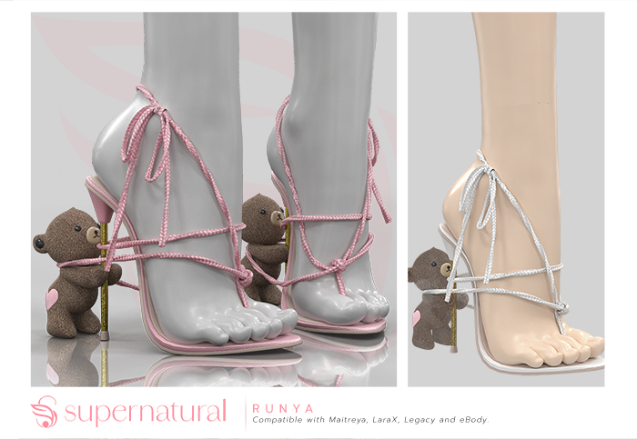 .::Supernarural::. Runya Heels White