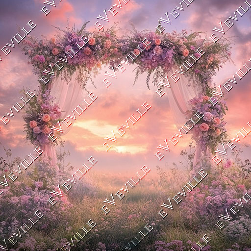 Pink Floral Arches 8