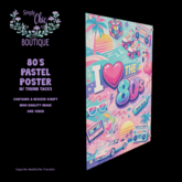 Pastel 80's Poster (one-sided)