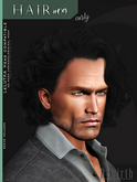 [//REBIRTH/]-hair_#09 curly-Black[VERSION]