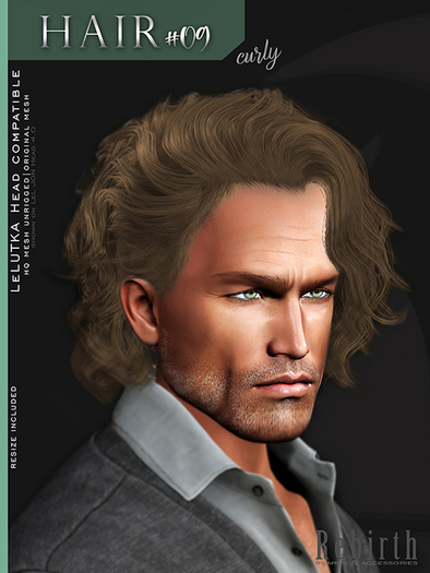 [//REBIRTH/]-hair_#09 curly-Blond