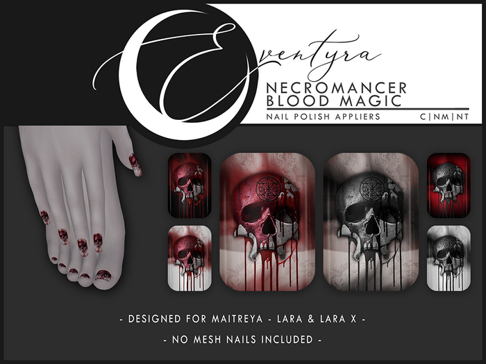 Eventyra - Maitreya Nail HUD - Necromancer Blood Magic