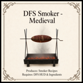 DFS Smoker - Medieval - ACTUAL ITEM