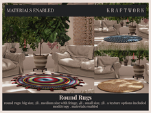 KraftWork Round Rugs (Add Me)