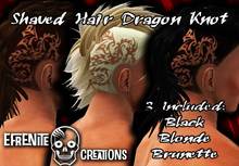 Shaved Hair Dragon Knot