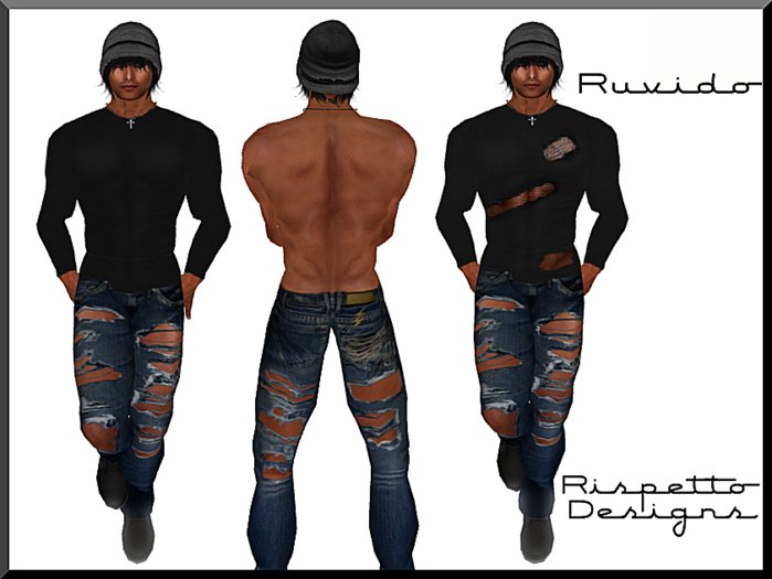 ✦CLEARANCE✦ Rispetto Designs - Ruvido Outfit - Black