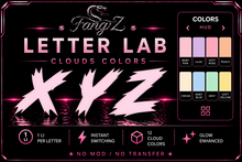 Fangz: Letter Lab - Cloud Colors