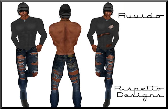 ✦CLEARANCE✦ Rispetto Designs - Ruvido Outfit - Grey
