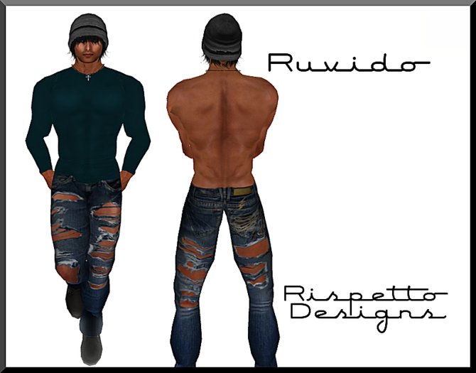 ✦CLEARANCE✦ Rispetto Designs - Ruvido Outfit - SeasBlue