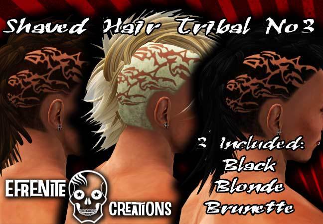 Shaved Hair Tribal No3