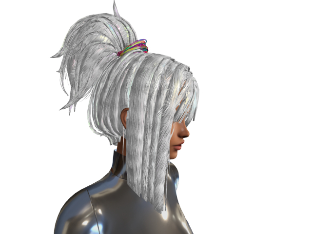 Techno Babette hair